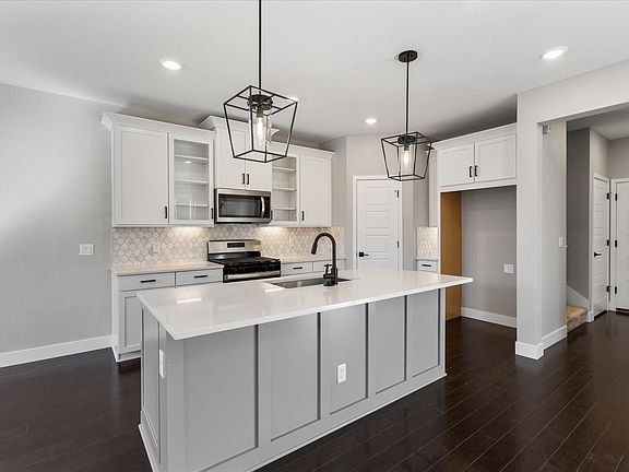 The Telluride floorplan, images taken at Prospect Village at Sterling Ranch