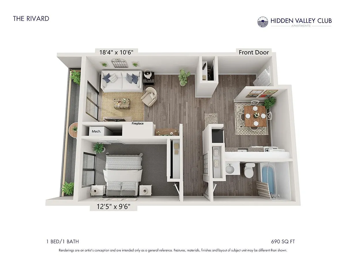 Floor plan Rivard