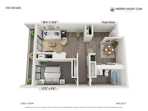 Floor plan Rivard