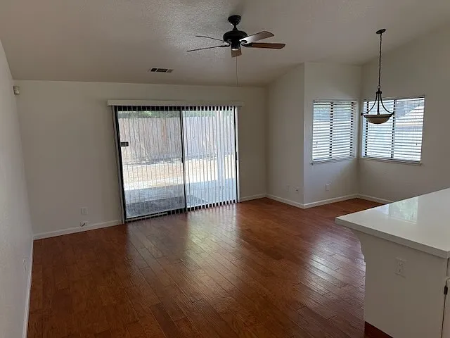 Eat-in kitchen and family room