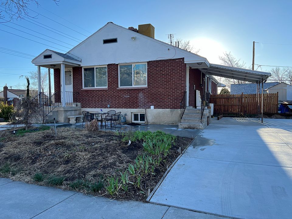 East Facing side of the house.