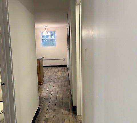 Hallway going from living room to kitchen