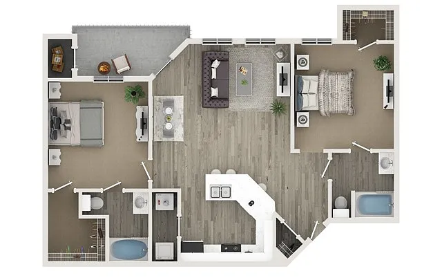 Floor plan B3