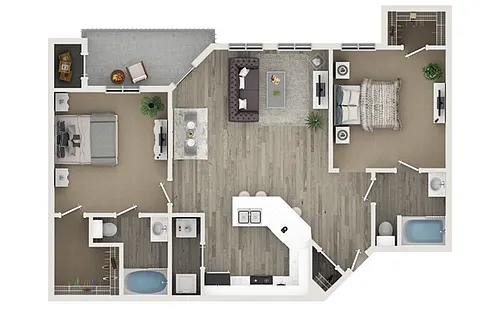 Floor plan B3