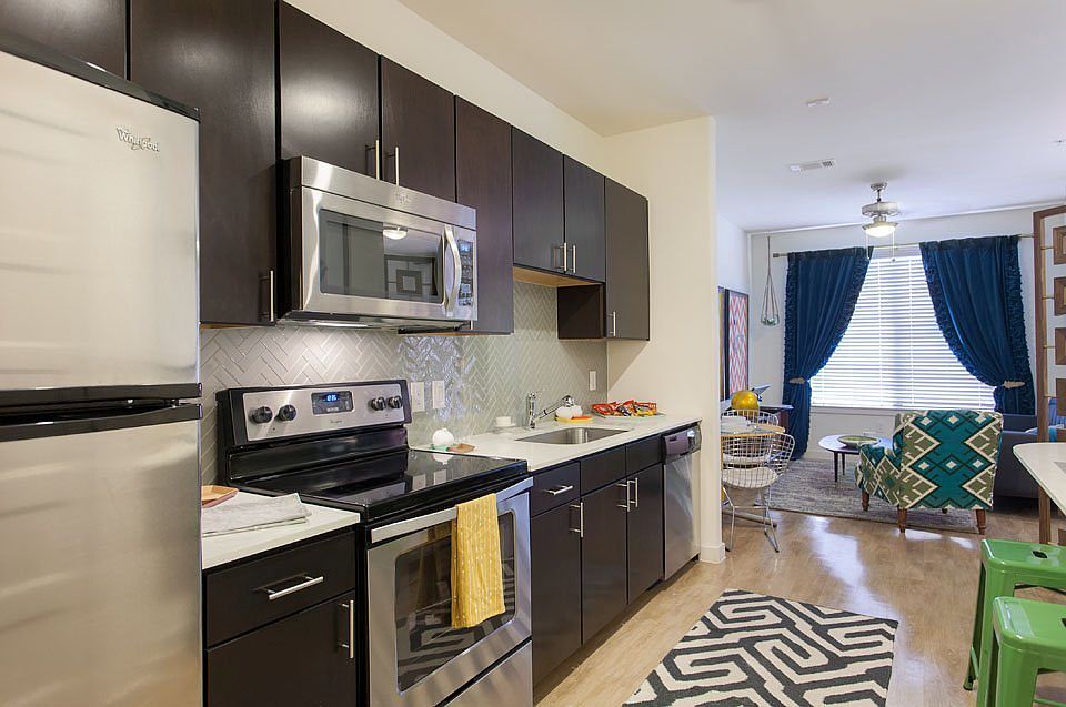 Kitchen and Living Spaces