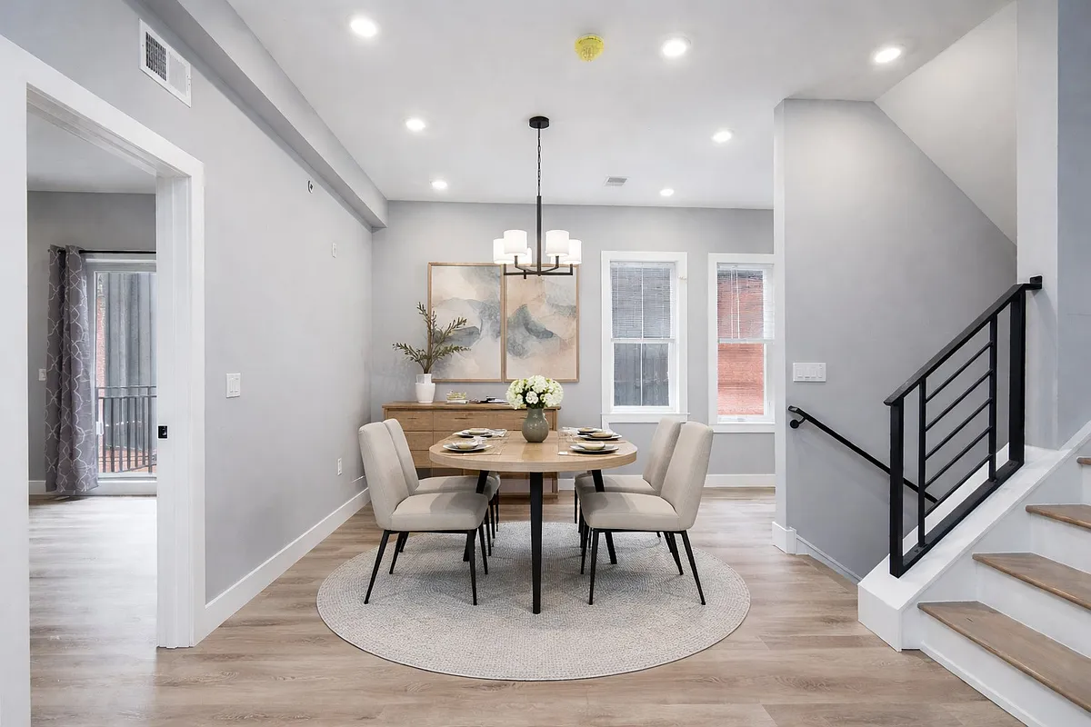 staged dining area - 2323 E Cabot St #3
