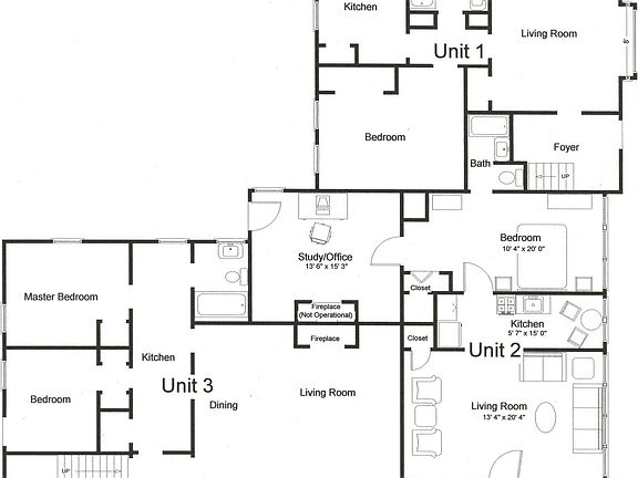 First Floor Unit Layouts