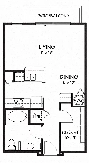 Floor plan Studio