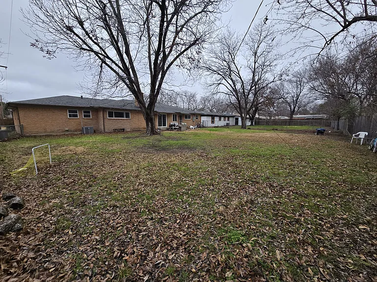 Massive Fenced In Backyard