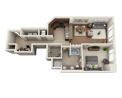 Floor plan Plan G (A1G)