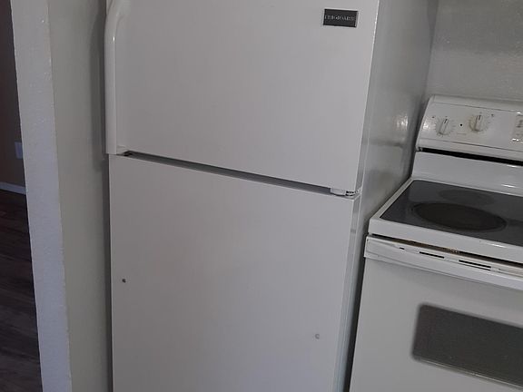Fridge and stove
