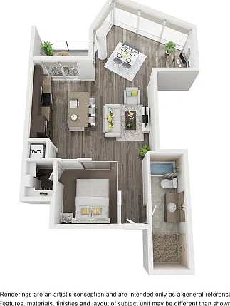 One bedroom Floorplan One bedroom Floorplan