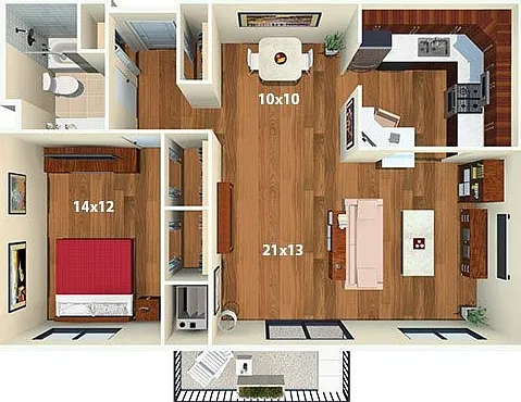 1 bedroom 1 bath 1 bedroom 1 bath