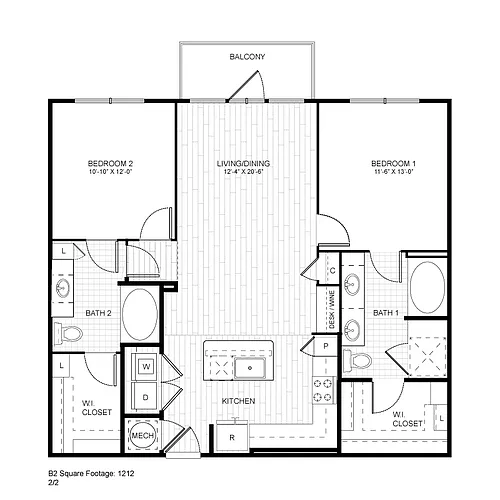 Floor plan B2