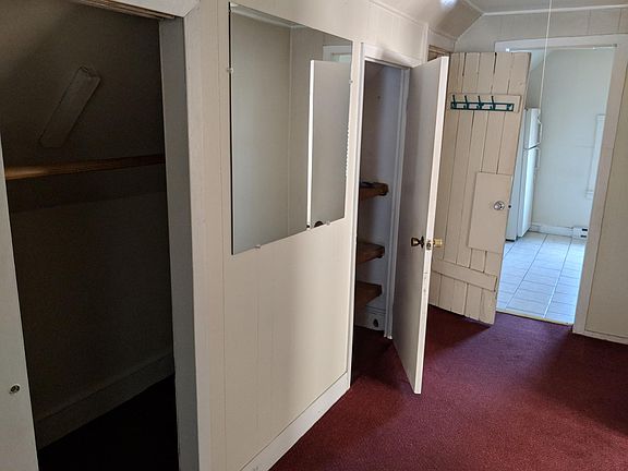 Hallway with lots of storage