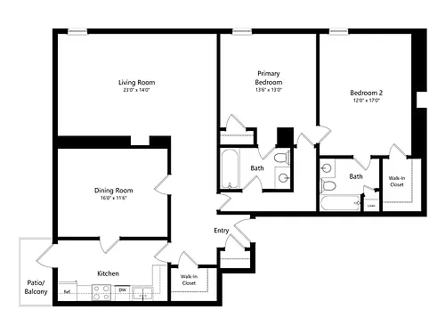 Floor plan Golden Gate