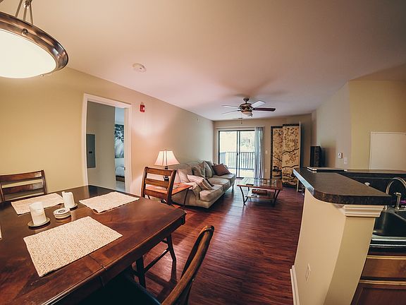 Living room viewed from the kitchen