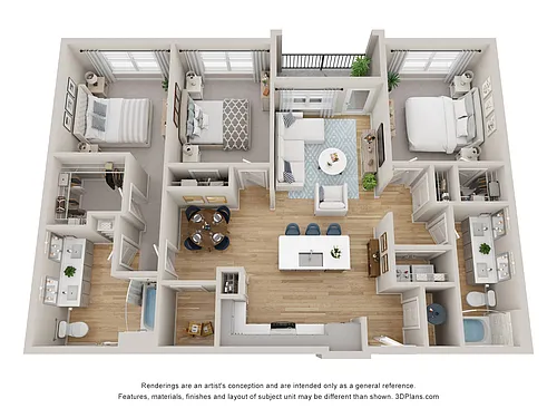 Floor plan C1 ADA