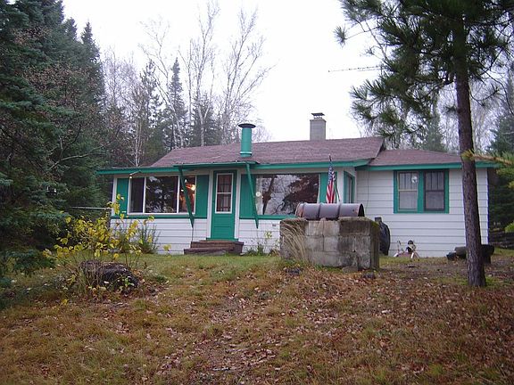 lakefront view of cabin