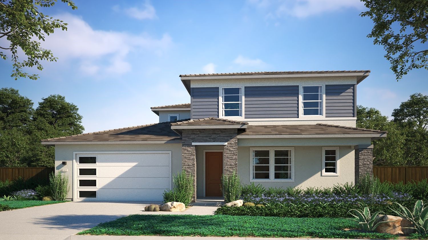 Residence 5 Plan, Magnolia Station at Cresleigh Ranch, Rancho Cordova