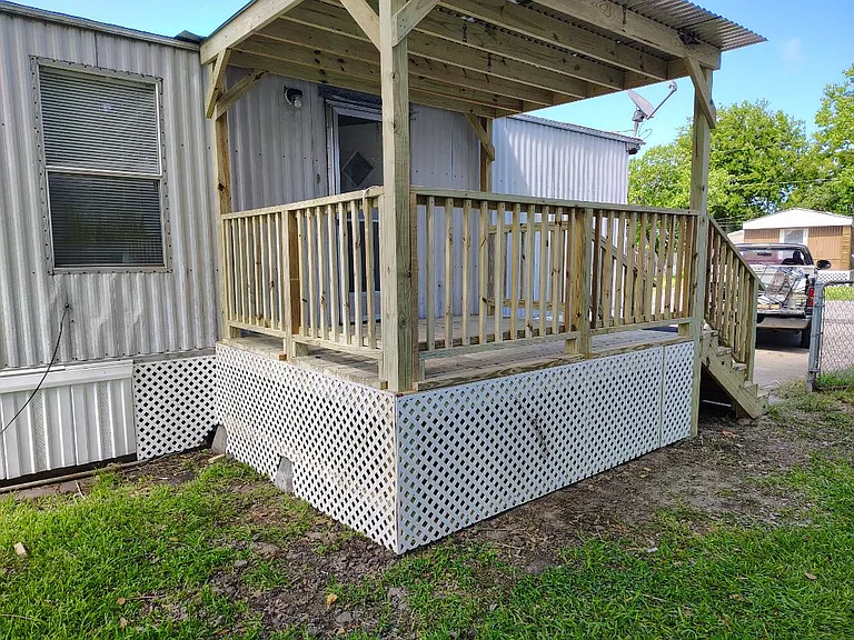NEWLY built Covered Front Porch