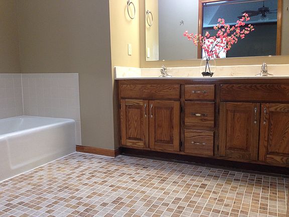 Skylight & new tile floor!