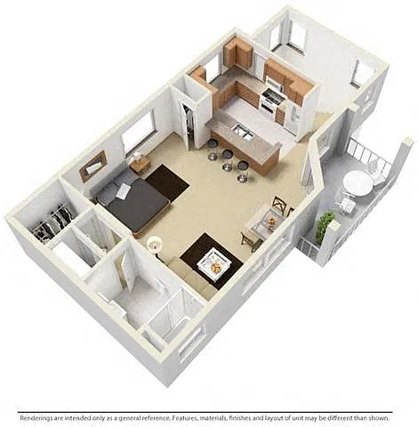 Floor plan Studio Loft
