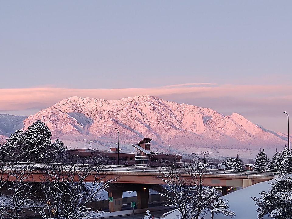 Winter view from the balcony.