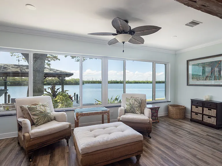 Great Room with views of the Indian River Lagoon
