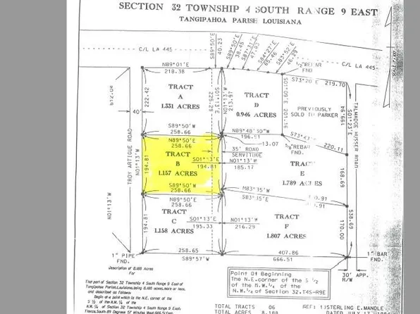 B 445 Hwy, Loranger, LA 70446
