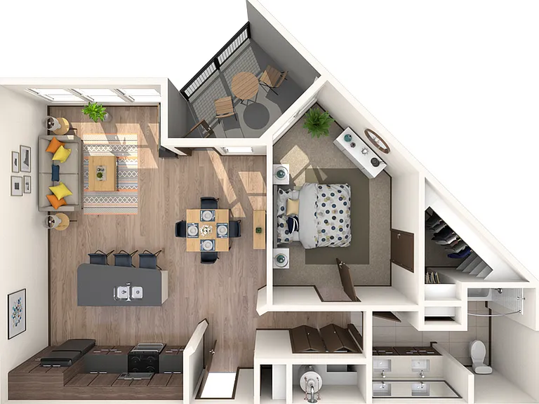 1 Bedroom | 1 Bath | 846 SF 1 Bedroom | 1 Bath | 846 SF