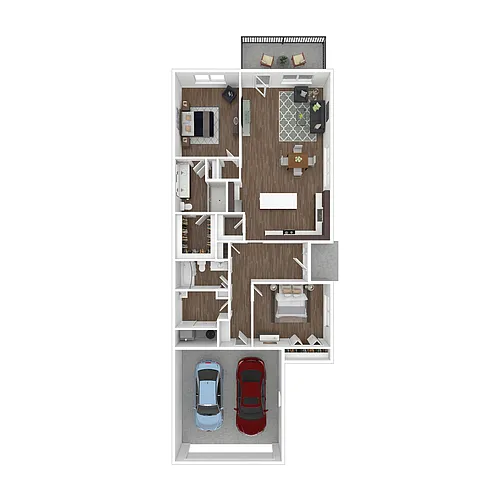 Floor plan End Unit