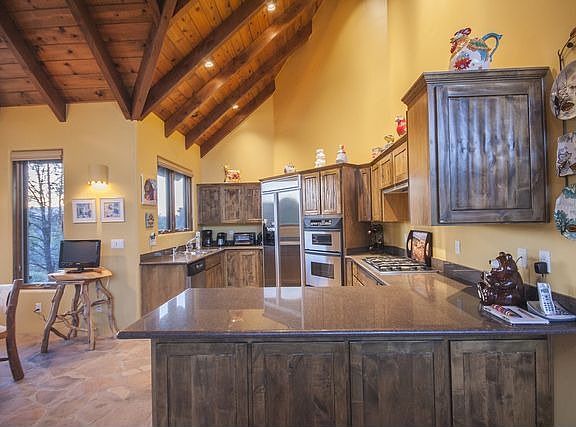 Kitchen Knotty alder cabs