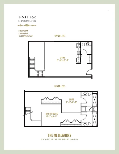 Floor plan IRON LOFT