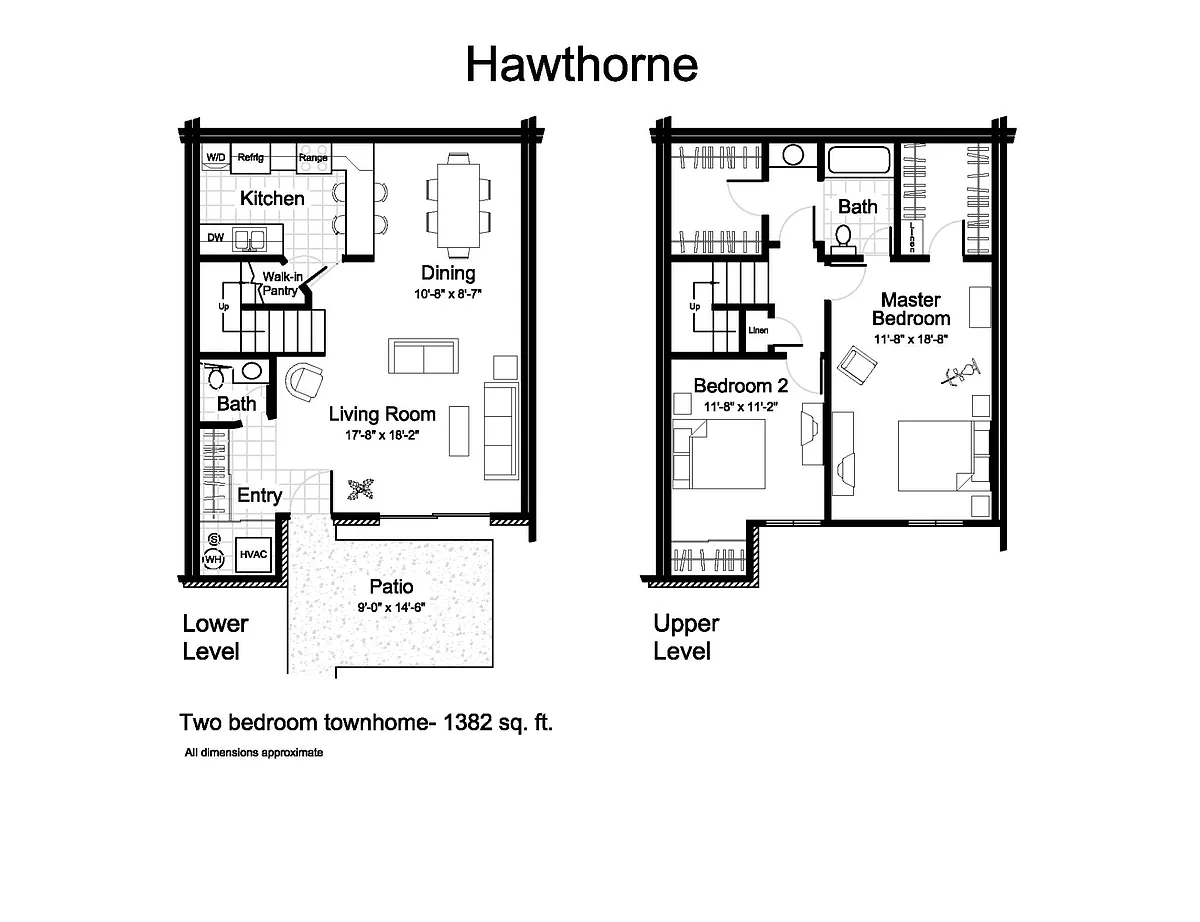 Floor plan Hawthorne