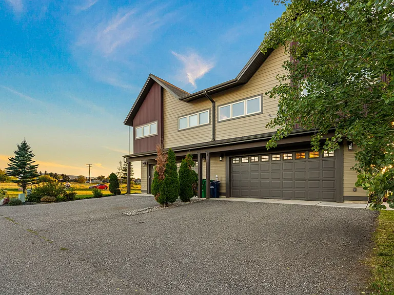 Oversized heated garage and off street parking.