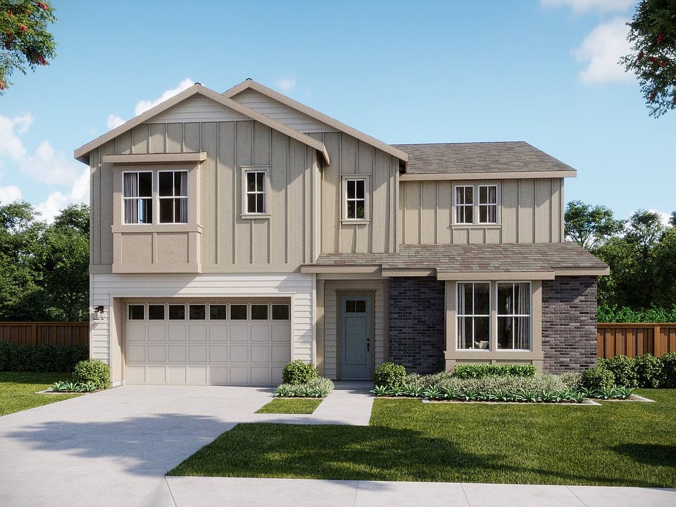 Azure at Francis Ranch by Trumark Homes in Dublin, CA Residence 3A Traditional Farmhouse