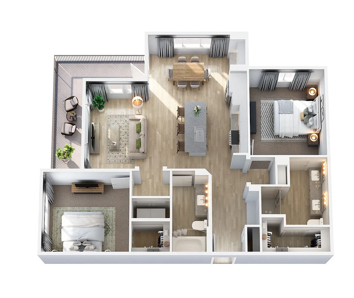 Floor plan B3