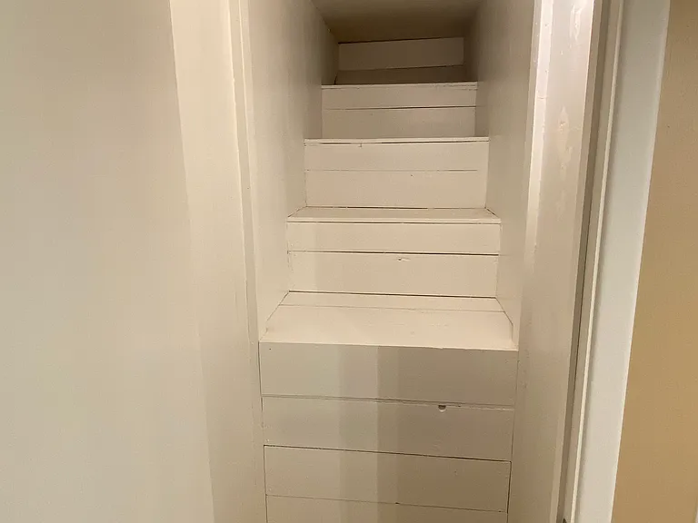 Storage closet off dining room