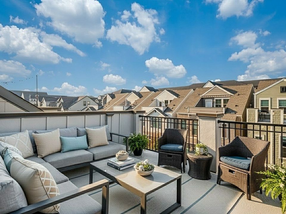 Rooftop patio perfect for entertaining