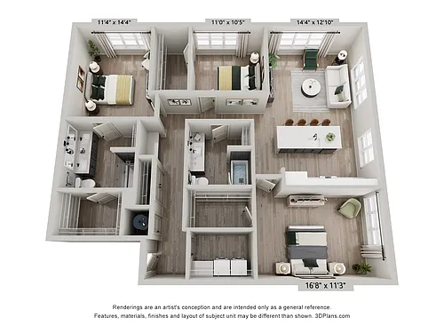 Floor plan 3A
