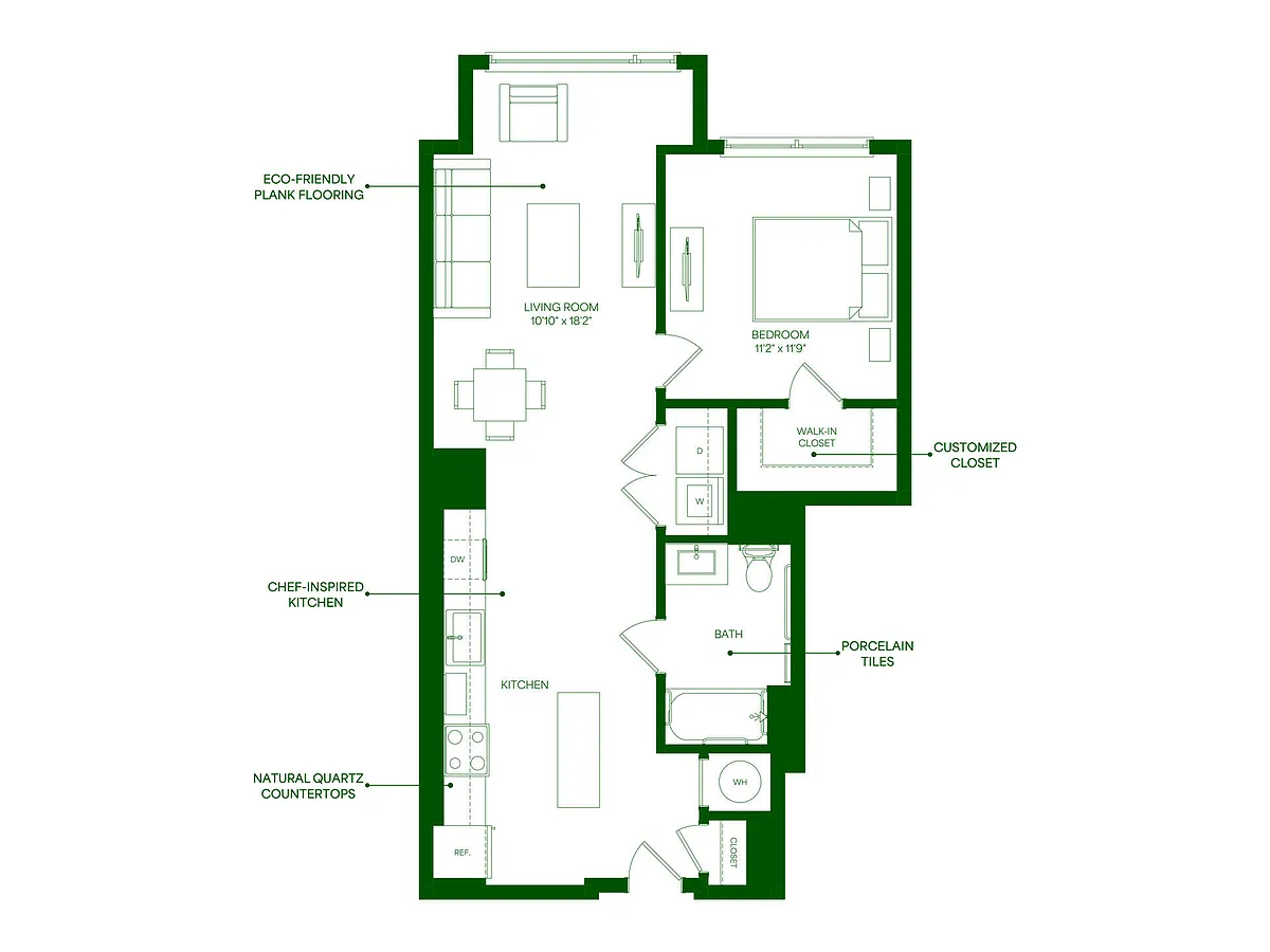 Floor plan A14