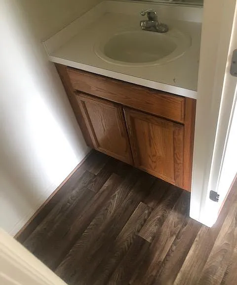 First floor powder room.