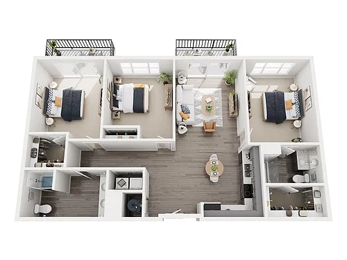 Floor plan 3A