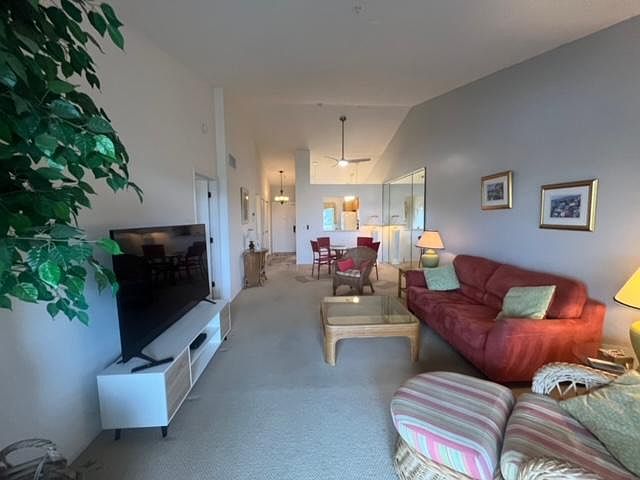 Living Room from Lanai. 65" TV
