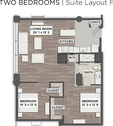 Suite Layout F Suite Layout F