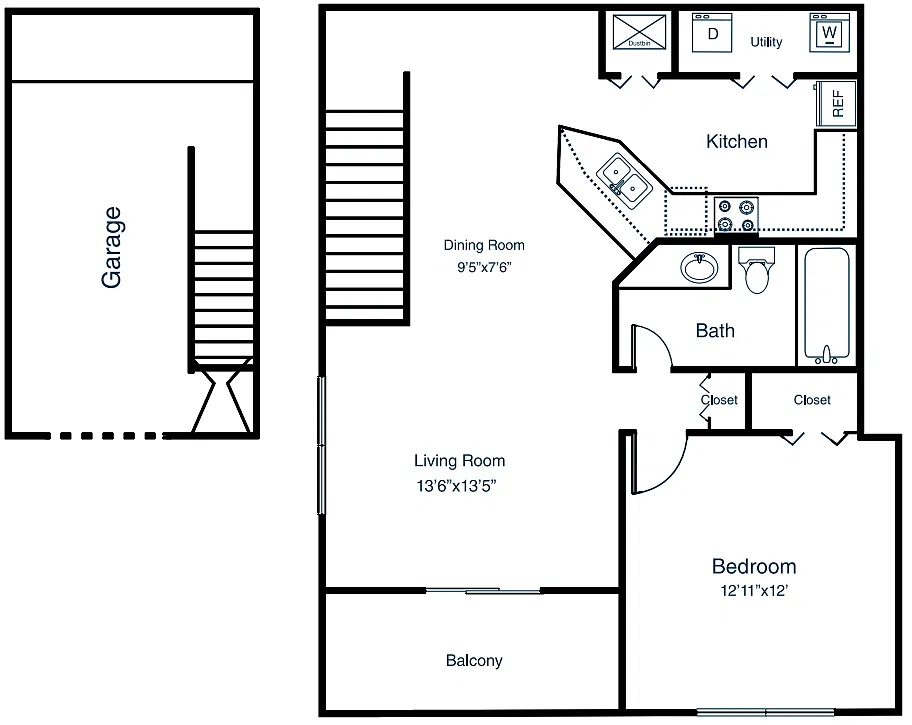 Floor plan A4 - Hampton w/garage