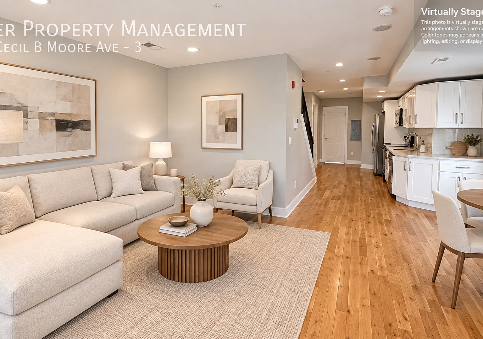 Spacious 3BR/3BA Apartment with Private Rooftop Deck, Central A/C & In-Unit Laundry — Photo 1