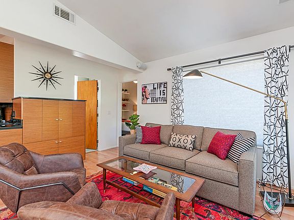 living room with sleeper sofa