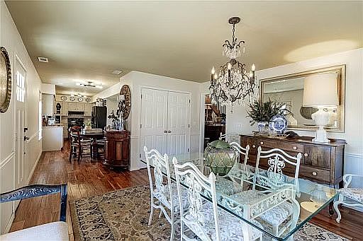 Front half of the house. 